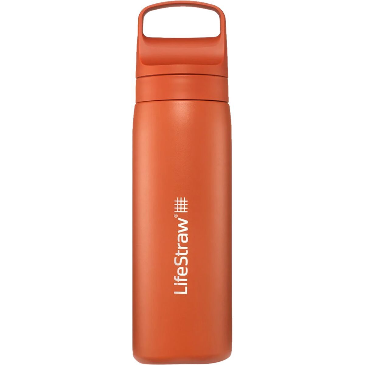 Image of LifeStraw Go Series Stainless Steel Filter Bottle - 18oz Kyoto Orange, One Size