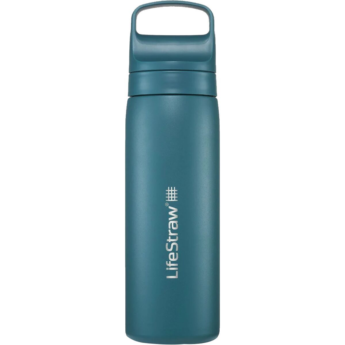 LifeStraw Go Series Stainless Steel Filter Bottle - 18oz Laguna Teal, One Size