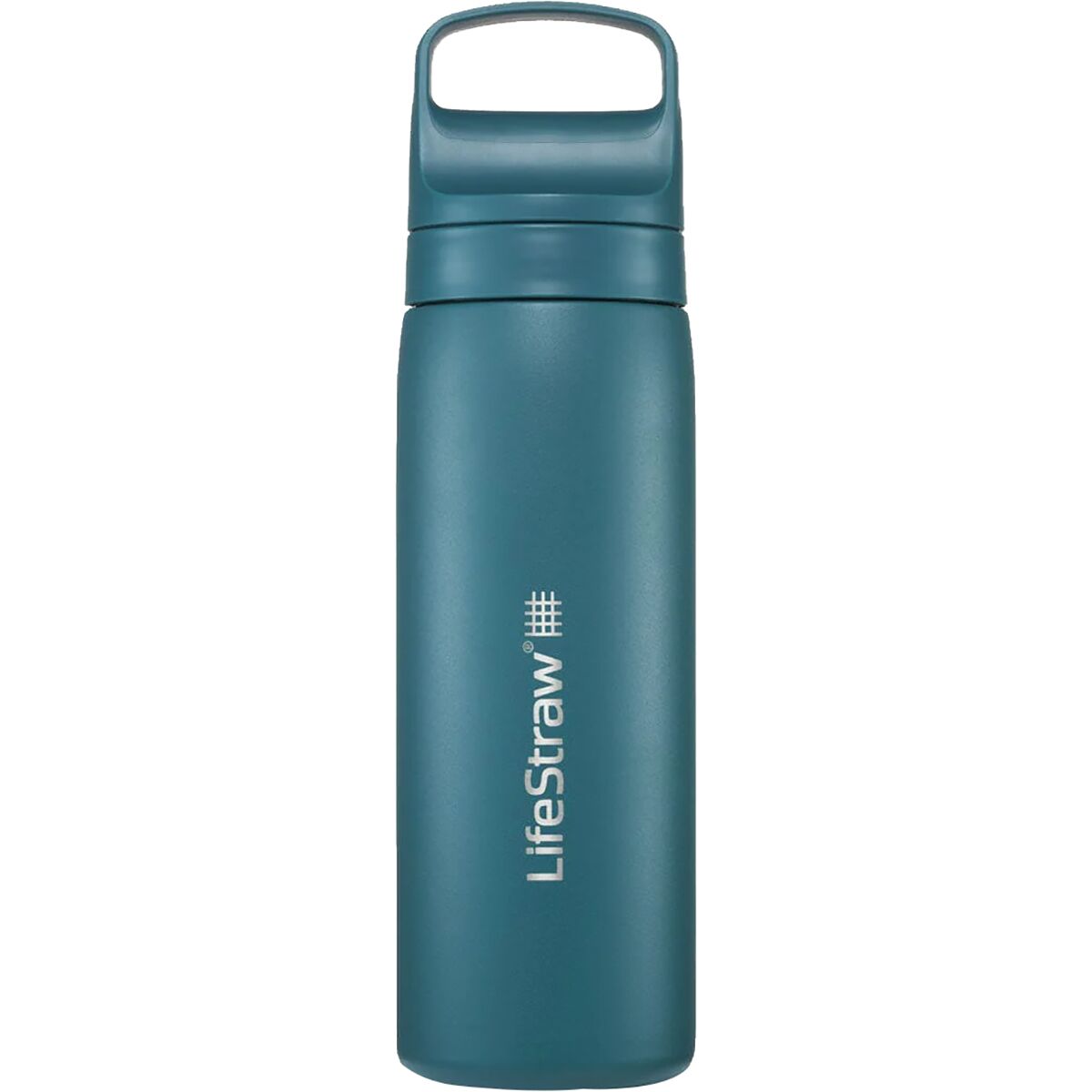 Image of LifeStraw Go Series Stainless Steel Filter Bottle - 18oz Laguna Teal, One Size
