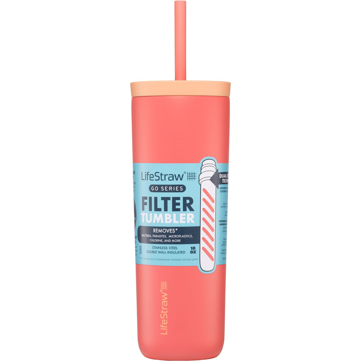 LifeStraw Go Series Water Filter Tumbler - Hike & Camp