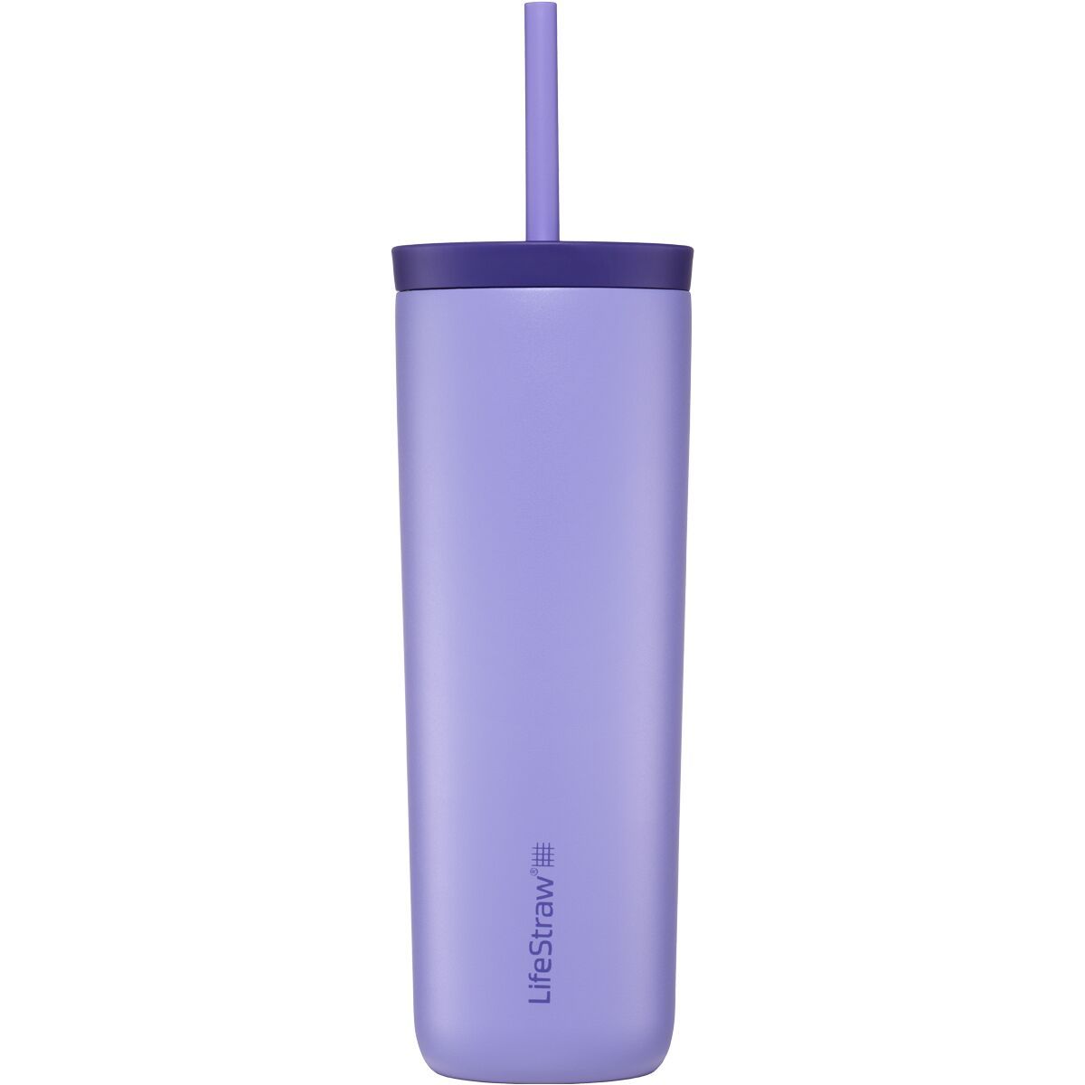 LifeStraw Go Series Water Filter Tumbler Thistle Purple, 18oz