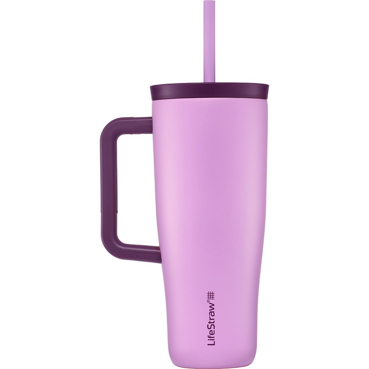 Image of LifeStraw Go Series Stainless Steel 24oz Tumbler w/ Handle Acai, One Size