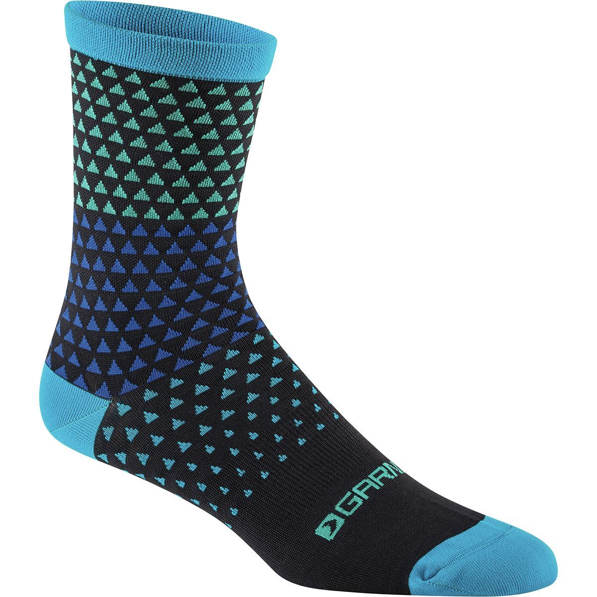 Louis Garneau Conti Long Sock Black/Blue, S/M