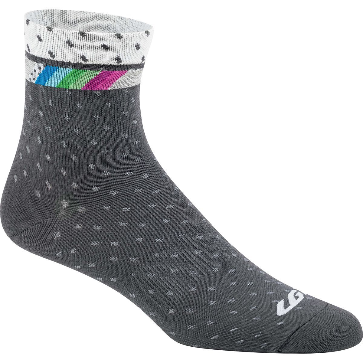Louis Garneau Conti Sock - Women's Grey/White, L/XL