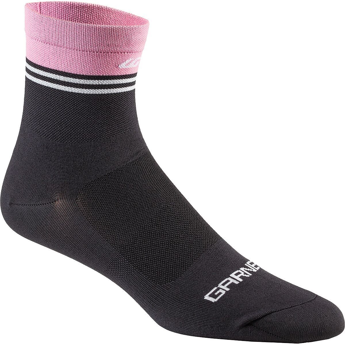 Louis Garneau Conti Sock - Women's Pink/Black, L/XL
