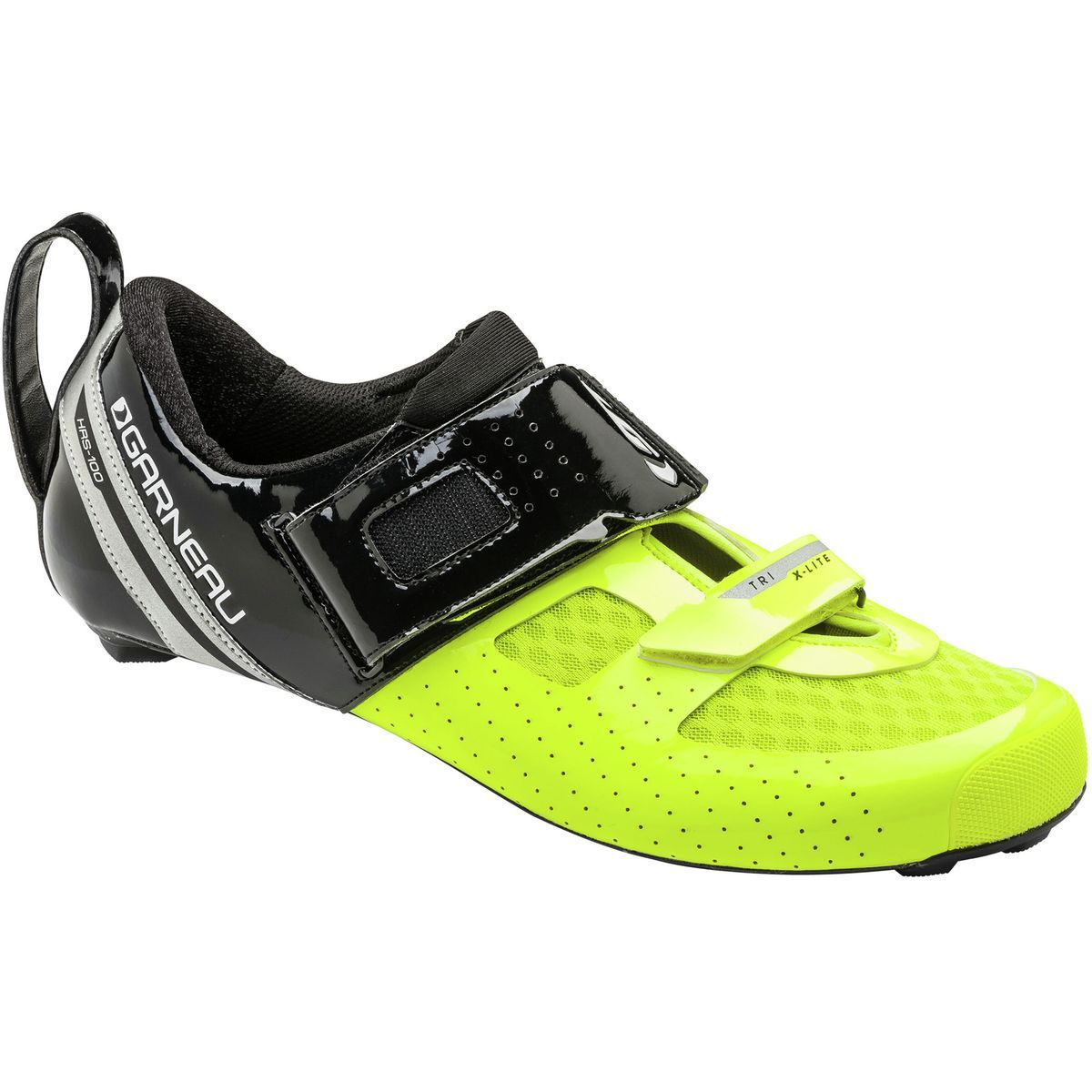 Louis Garneau Tri X-Lite II Tri Cycling Shoe - Men's Black/Bright Yellow, 48.0