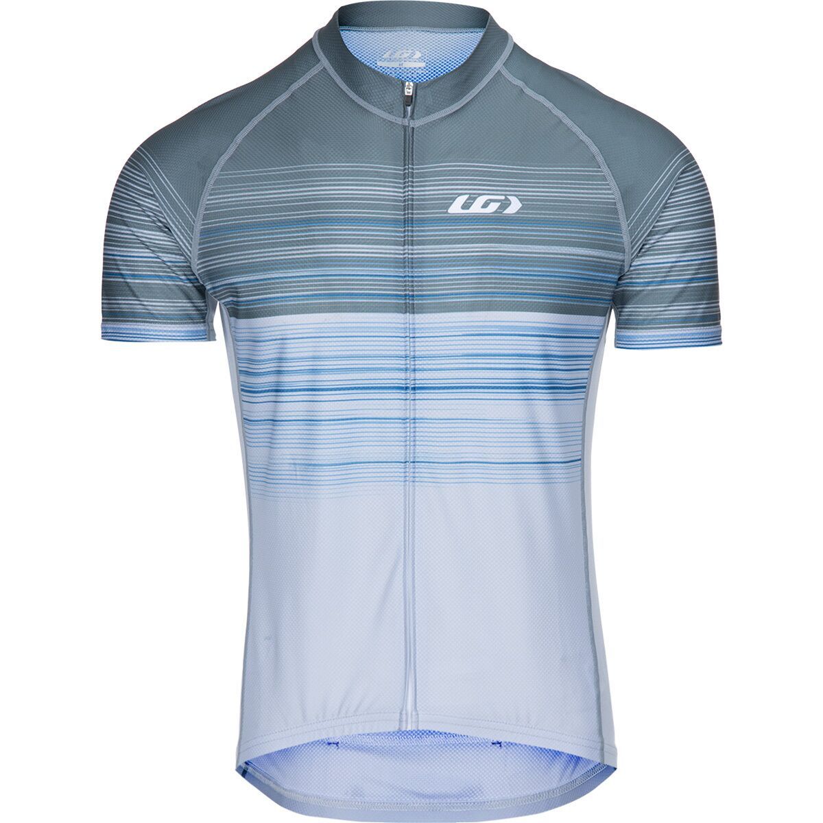 Louis Garneau Mondo Evo Jersey - Men's Gray Stripe, L