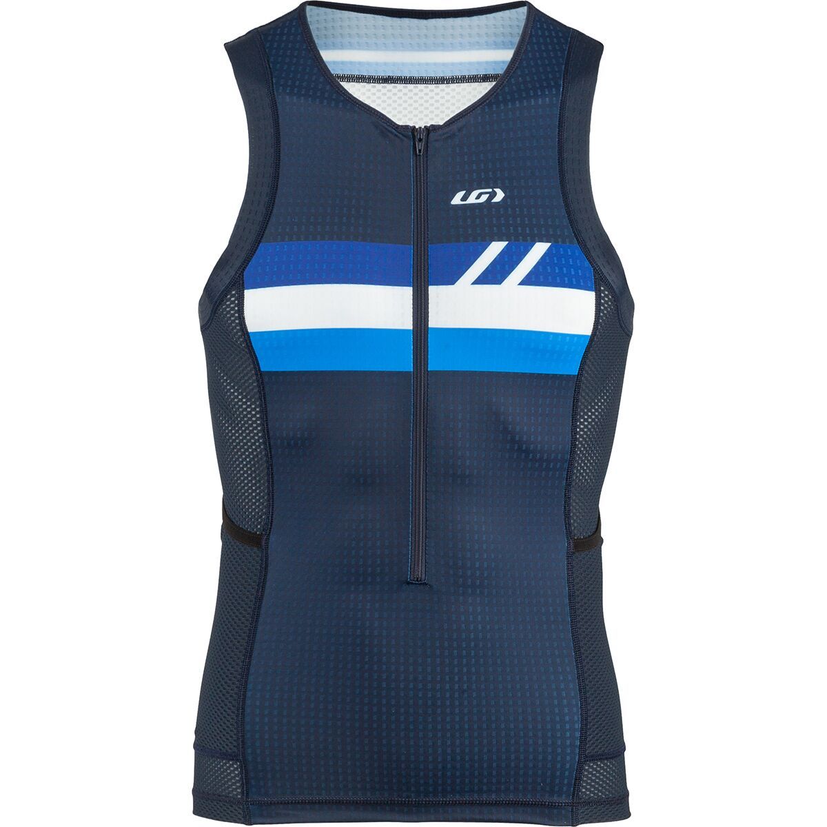 Louis Garneau Vent Tri Sleeveless Jersey - Men's Blue White, S