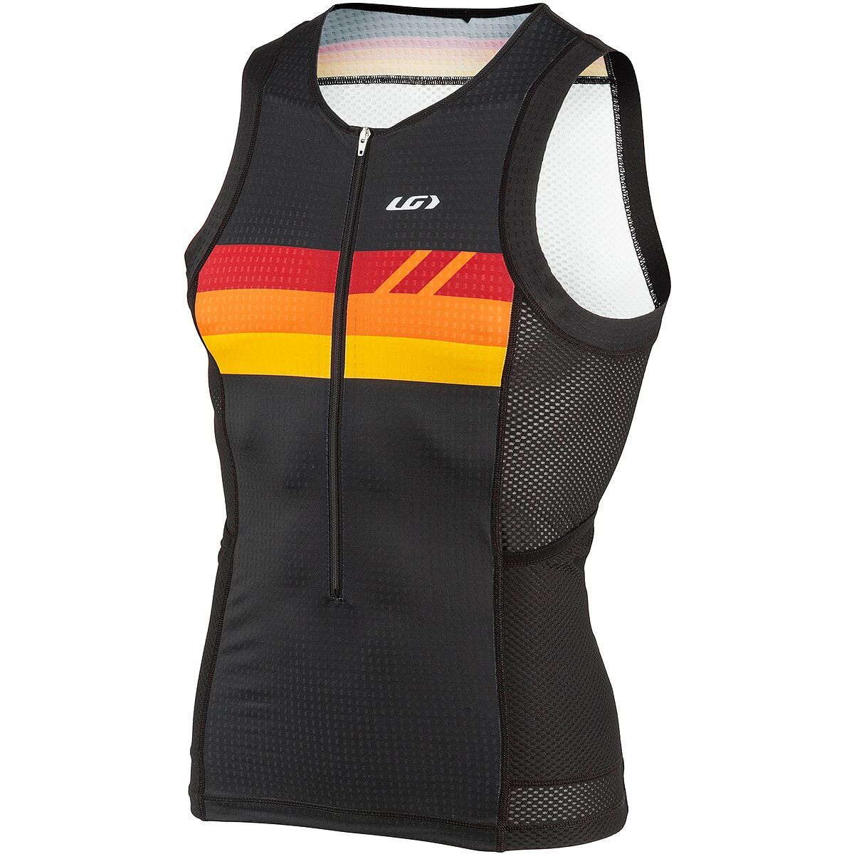 Louis Garneau Vent Tri Sleeveless Jersey - Men's Rouge Orange, S