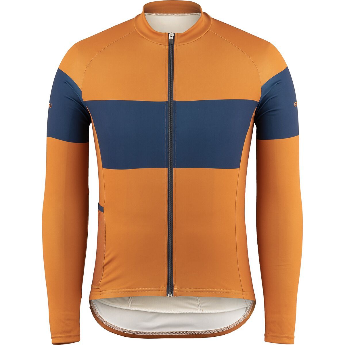 Louis Garneau Rugged Long-Sleeve Jersey - Men's Caramel/Blue, XS
