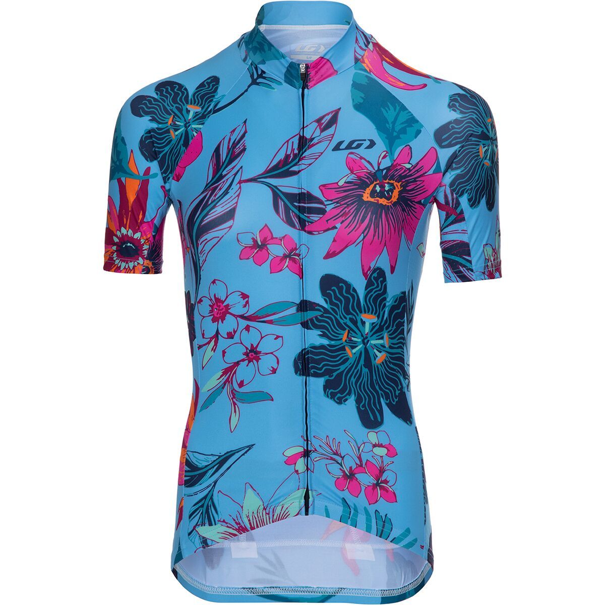 Louis Garneau Mondo Evo 2.0 Jersey - Women's Blue Multicolor Flowers, XS