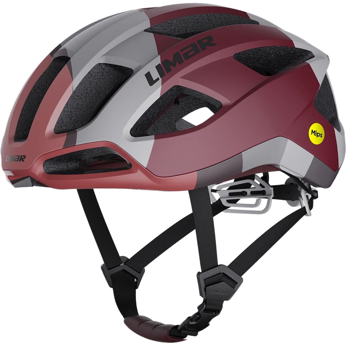 Image of Limar Air Stratos Mips Helmet Matt Gray Bordeaux, L