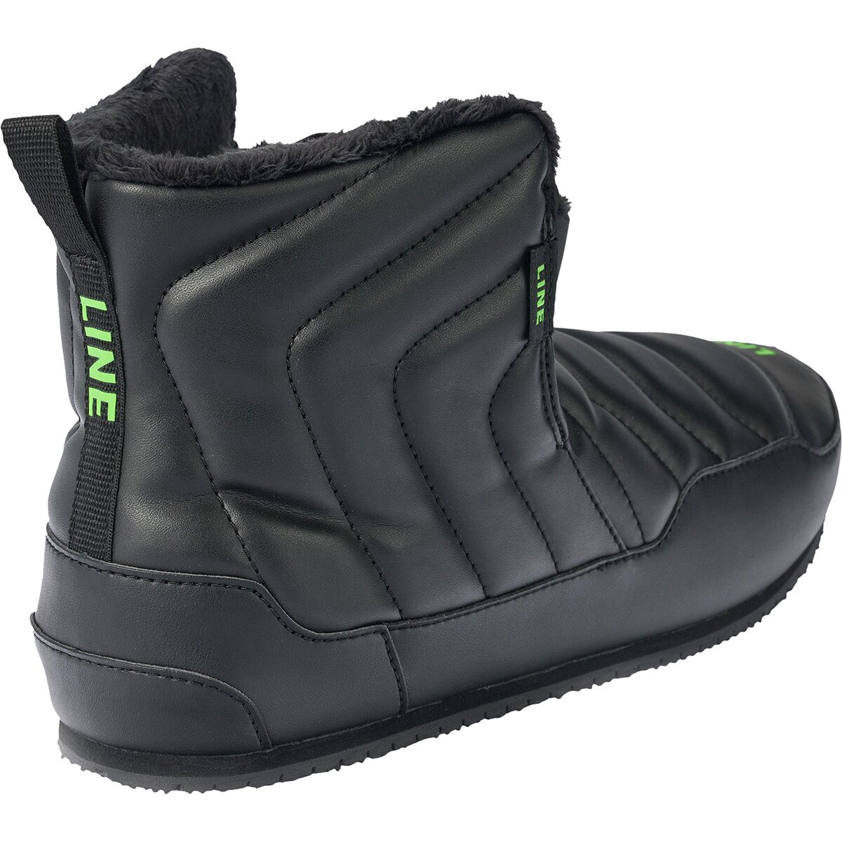 LINE Men\'s Black Quilted Apres Bootie Small Line Bootie 1.0 2026 main image 2