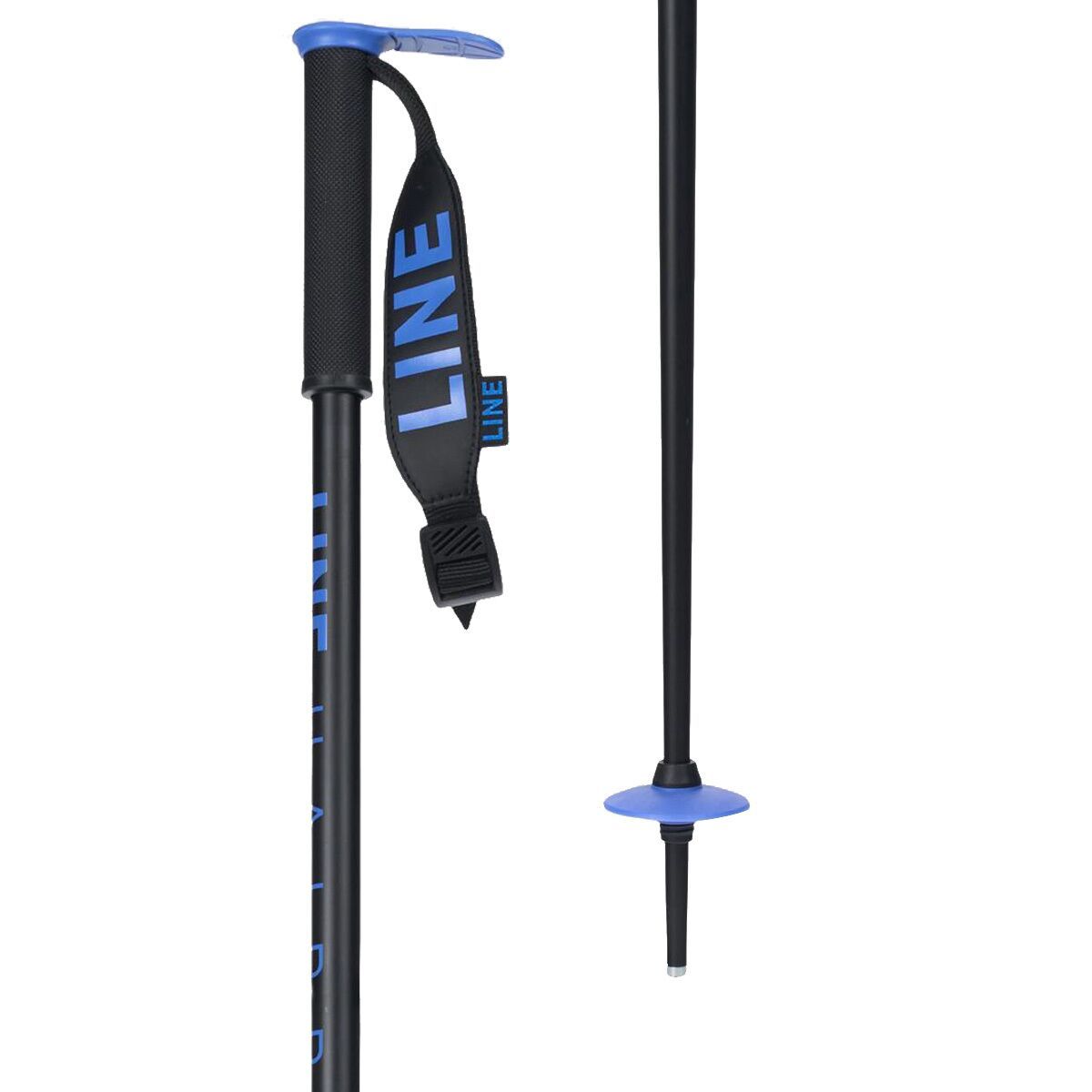 Line Hairpin Ski Poles Black/Dark Blue, 40in