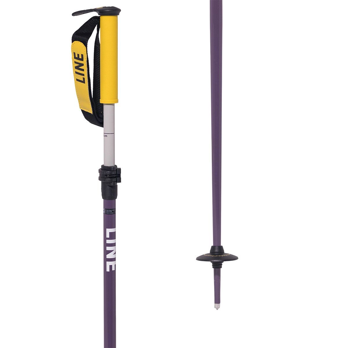 Line Paintbrush Ski Poles Purple, One Size