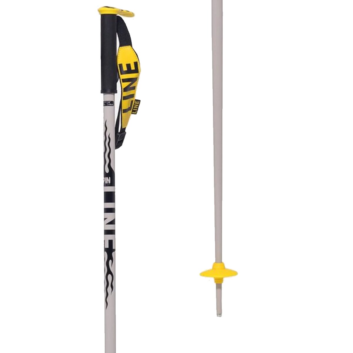 Image of Line Pin Ski Poles White, 40in