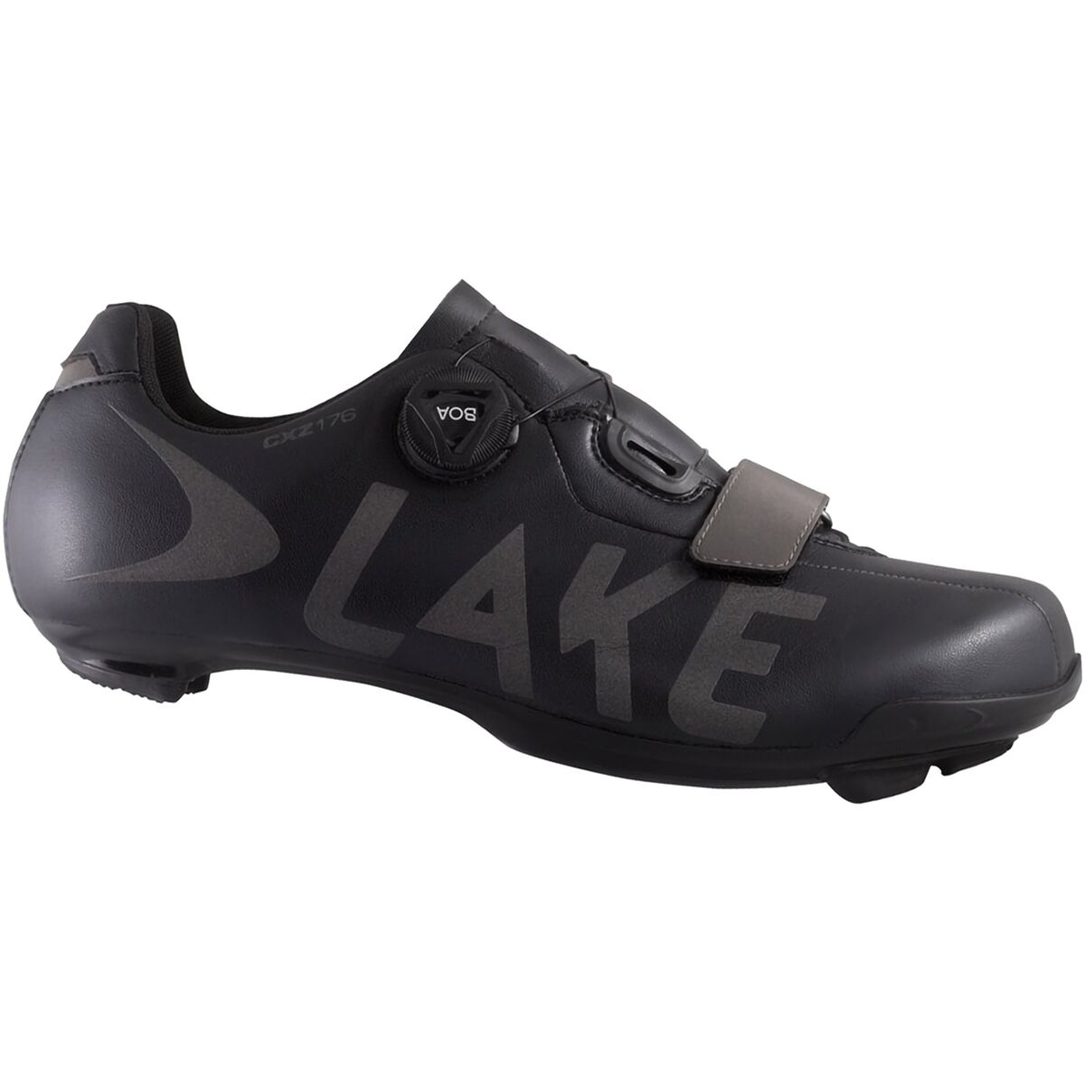 Lake Lake CXZ176 Cycling Shoe - Men's Black/Grey, 45.0