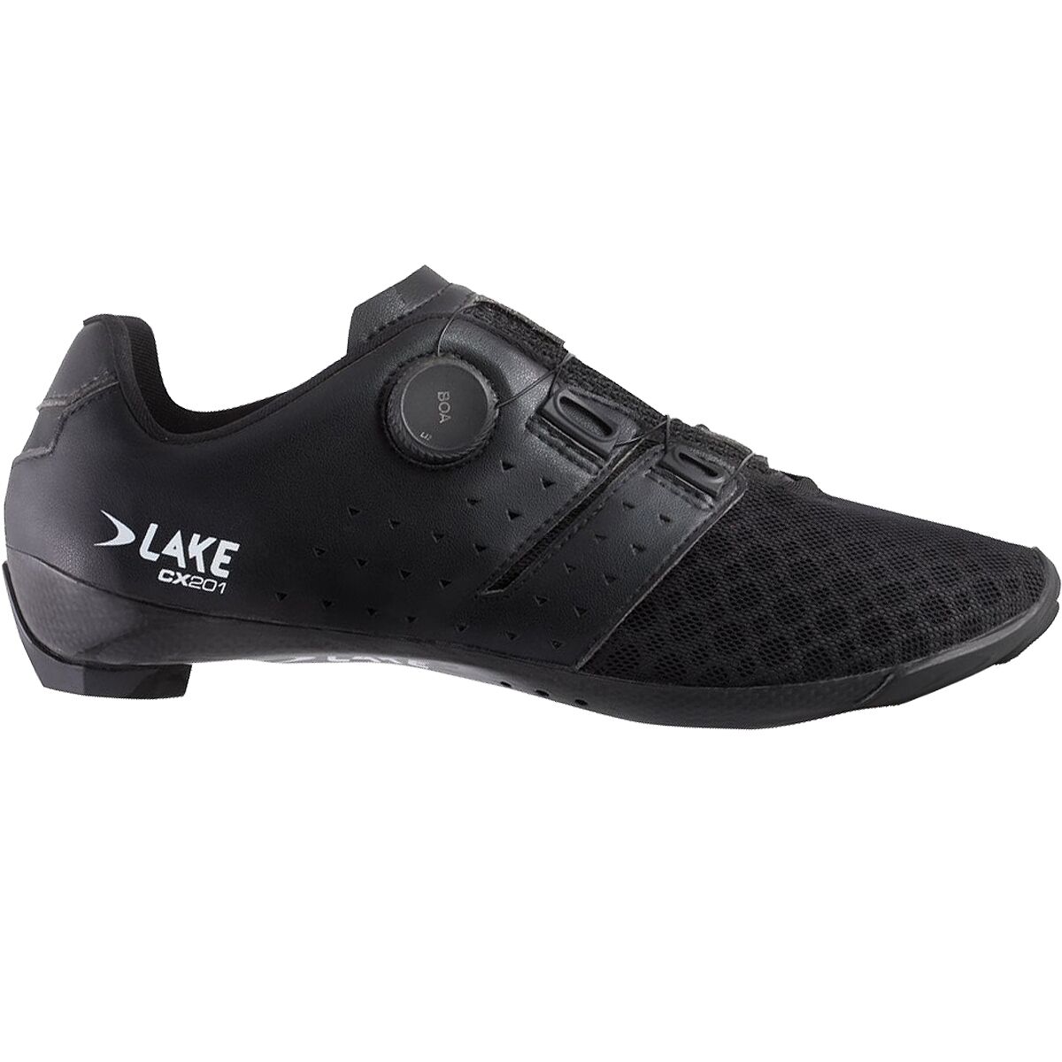 Image of Lake CX201 Cycling Shoe - Men's Black/Black, 40.5