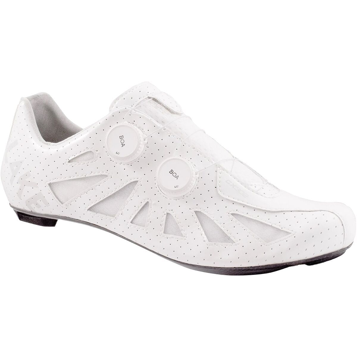 Lake CX302 Wide Cycling Shoe - Men's White/White, 43.5