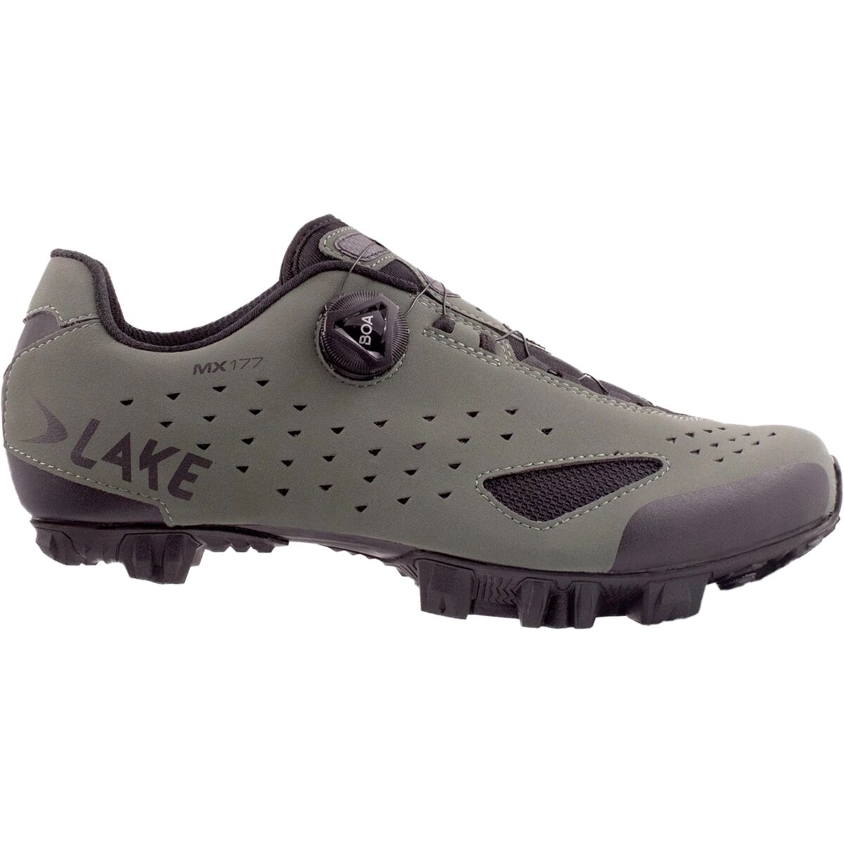 Image of Lake MX177 Cycling Shoe - Men's Beetle/Black, 44.0
