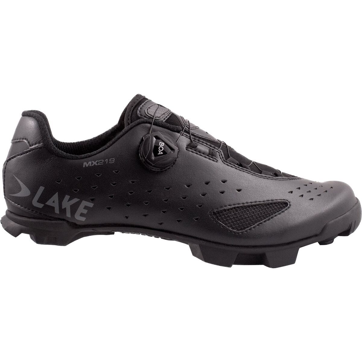 Image of Lake MX219 Cycling Shoe - Men's Black/Grey, 43.0