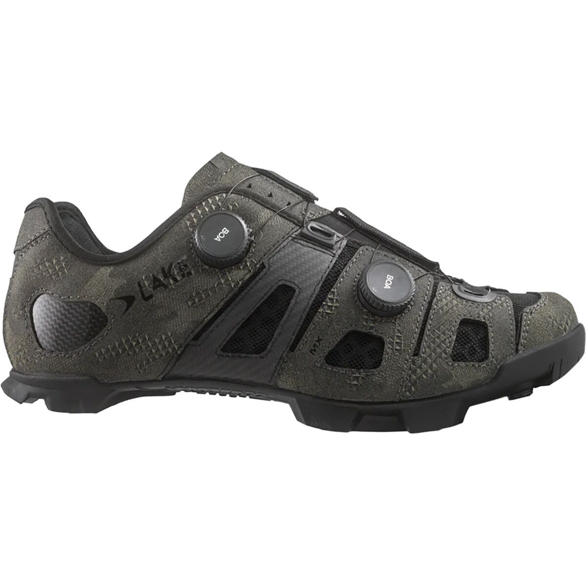 Image of Lake MX242 Endurance Cycling Shoe - Men's Bio Camo/Black, 46.5