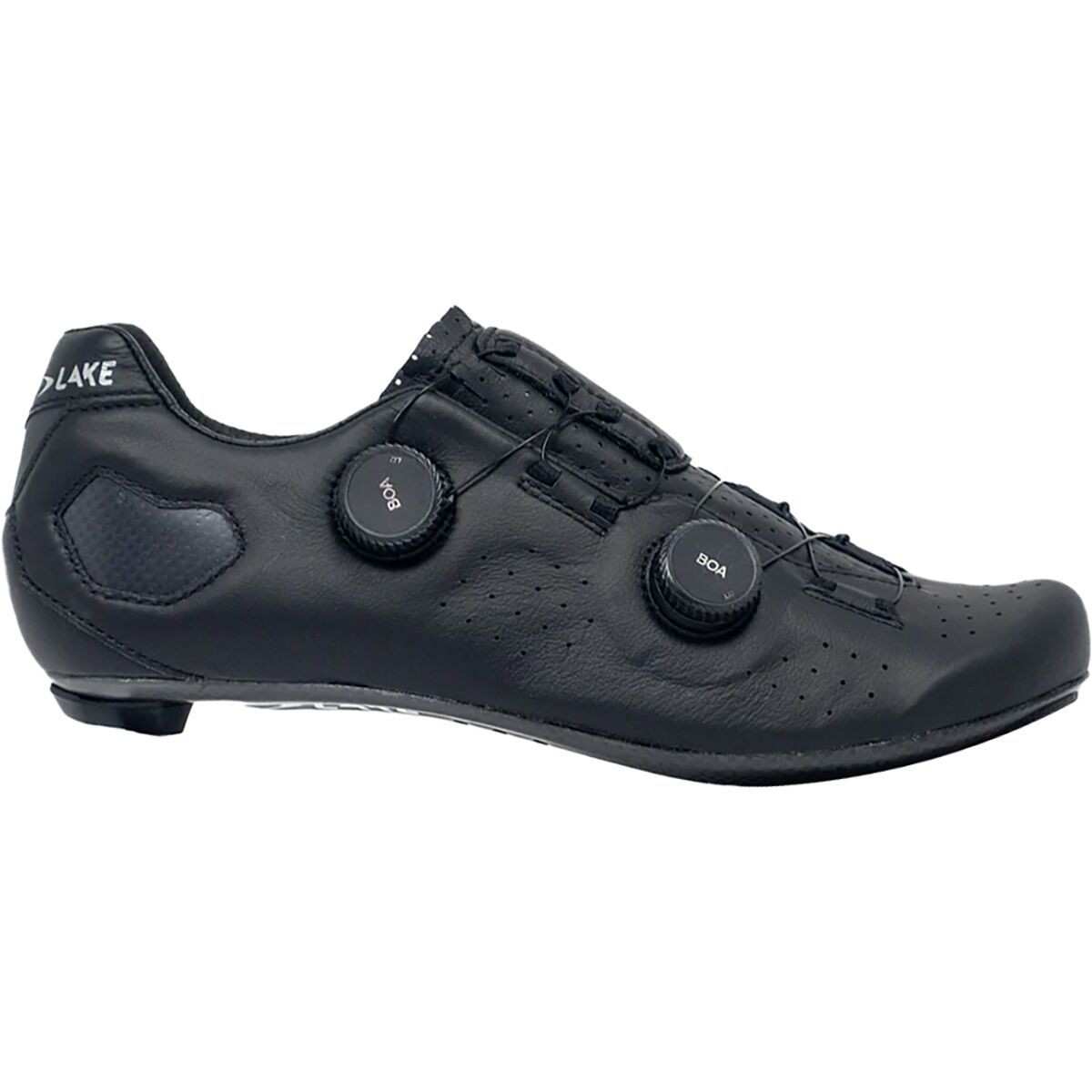 Image of Lake CX333 Regular Cycling Shoe - Men's Black/Silver, 44.0