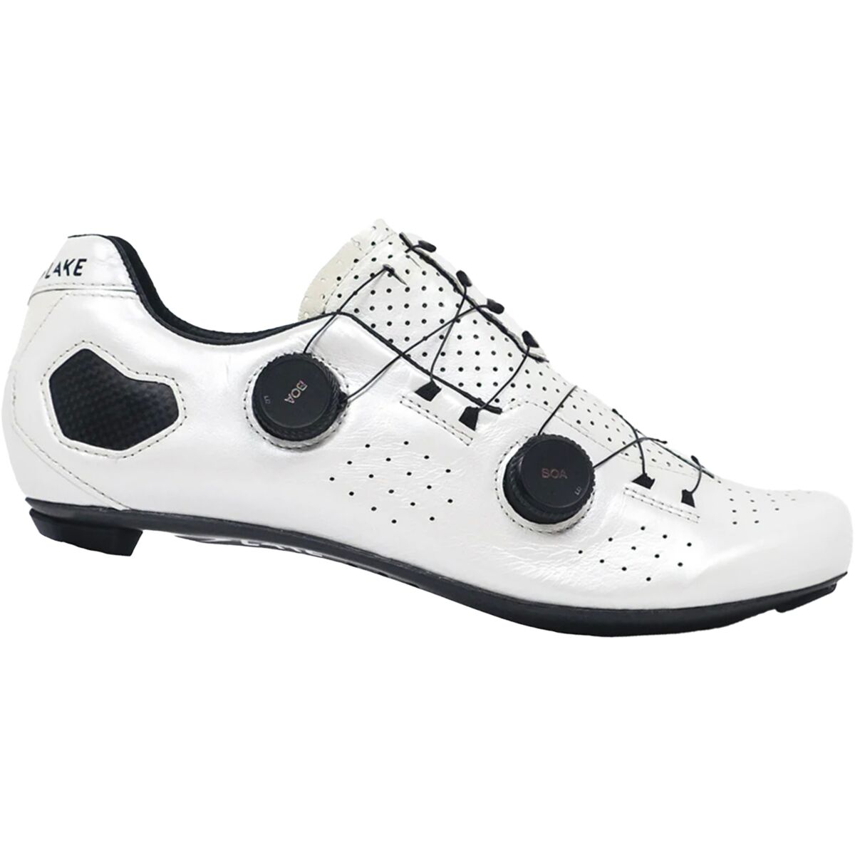 Image of Lake CX333 Cycling Shoe - Women's White/Black, 37.5