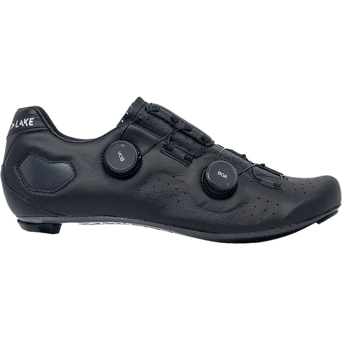 Lake CX333 Narrow Cycling Shoe - Men's Black/Silver, 46.5