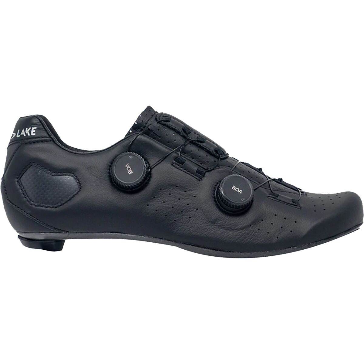Image of Lake CX333 Wide Cycling Shoe - Men's Black/Silver, 44.0