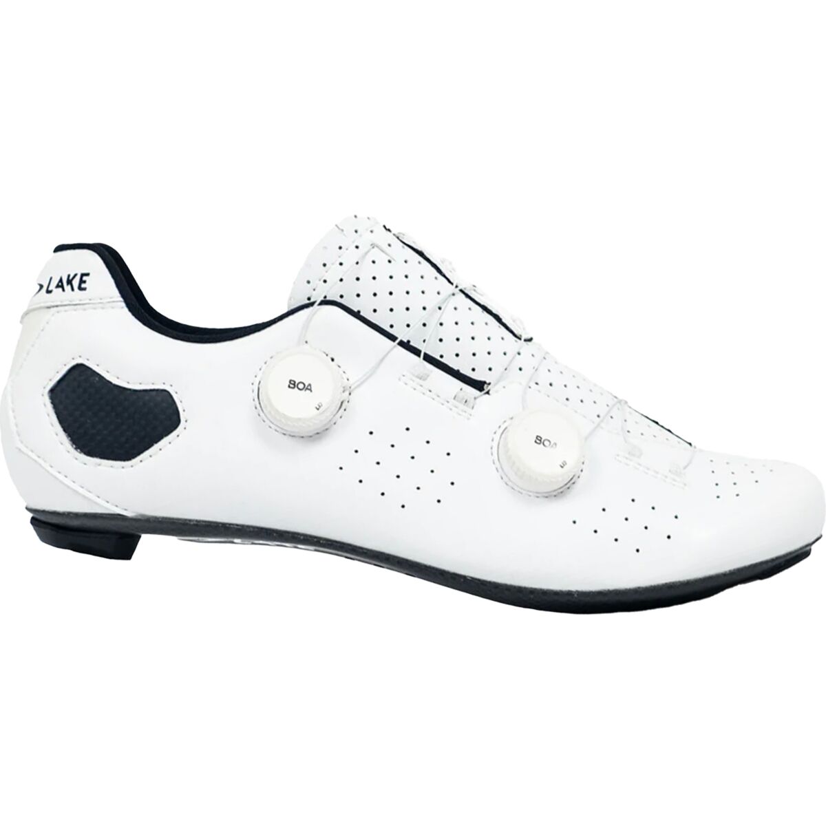 Image of Lake CX333 Wide Cycling Shoe - Men's White/White Clarino, 41.0