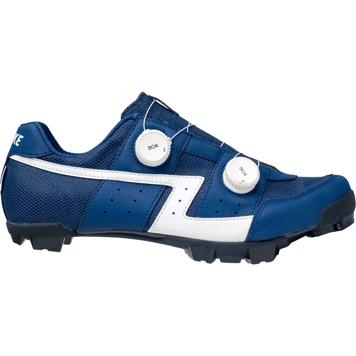 Image of Lake MX30G Mesh Cycling Shoe - Men's Mesh-Blue/White, 44.5