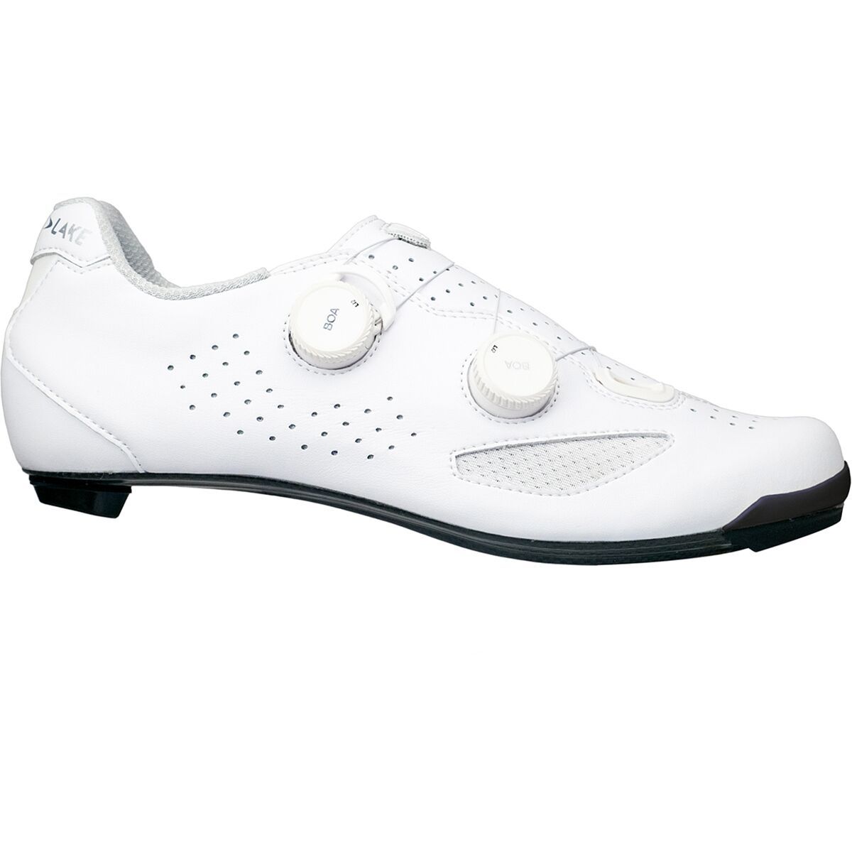 Image of Lake CX239 Wide Cycling Shoe White/White Clarino, 42.0