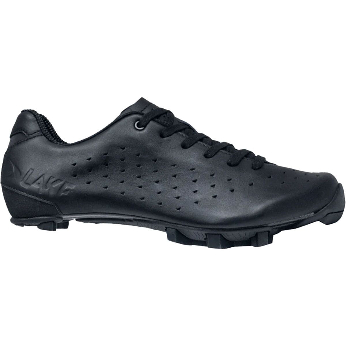 Image of Lake MX21G-X Wide Mountain Bike Shoe - Men's Black/Black, 44.5