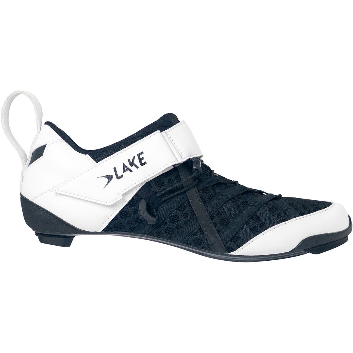 Image of Lake TX224 Competition Tri Shoe - Men's White/Black, 43.5