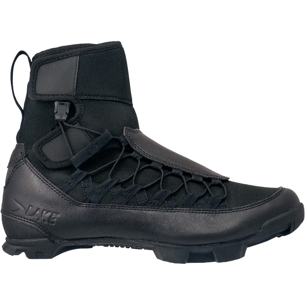 Image of Lake MXZ21 Wide Mountain Bike Shoe Black/Black, 46.0