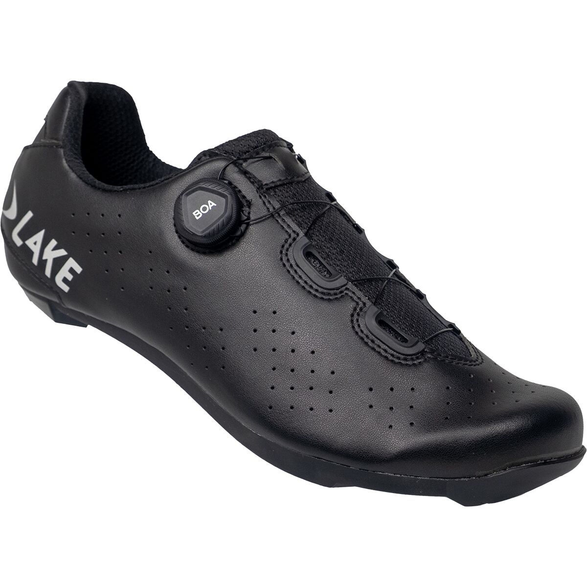 Image of Lake CX178 Cycling Shoe Black/Silver, 50.0