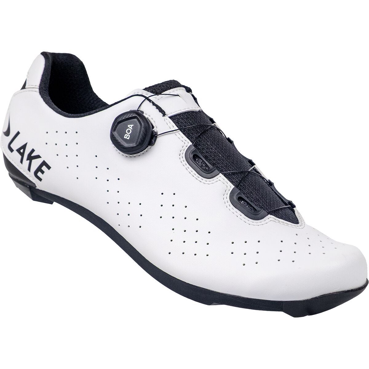 Image of Lake CX178 Cycling Shoe White/Black, 46.0