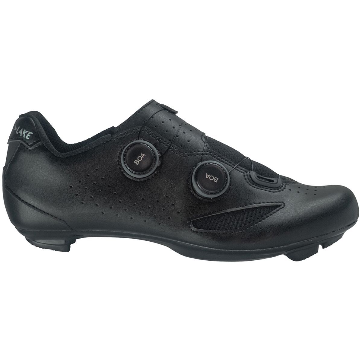 Image of Lake CX190 Wide Cycling Shoe Black/Silver, 41.0