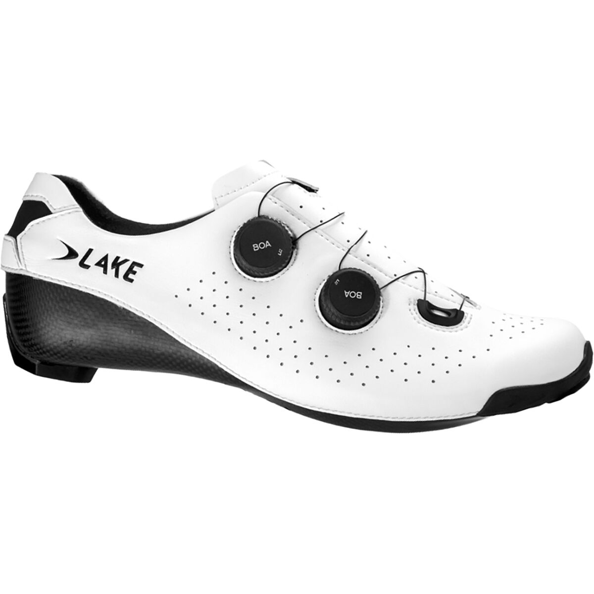 Image of Lake CX400 Cycling Shoe - Men's White/Black, 42.0