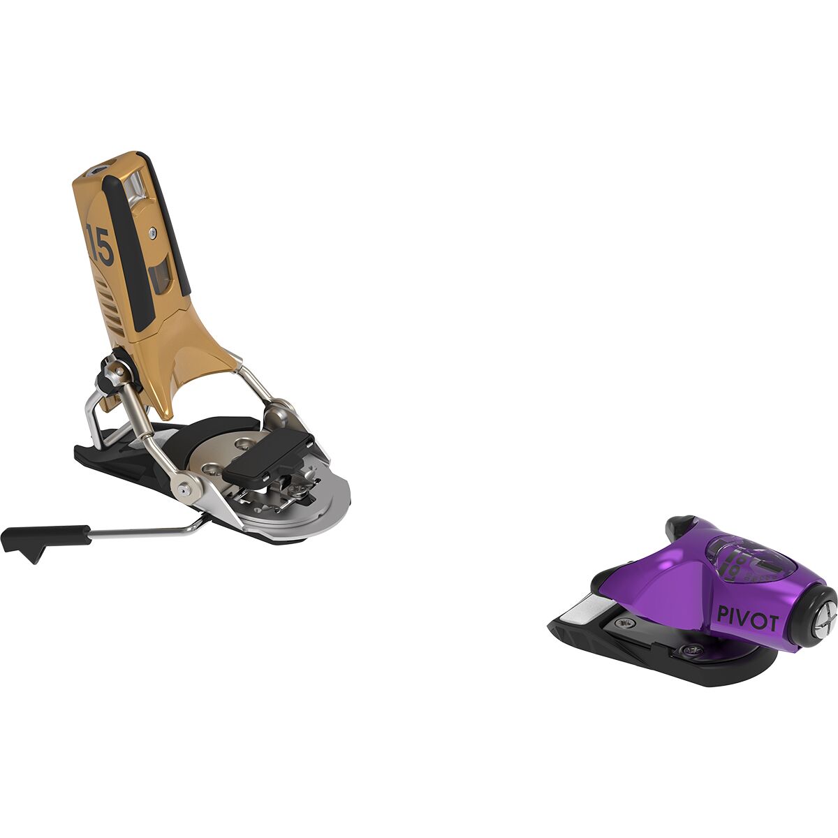 Image of Look Pivot 2.0 15 GW Ski Binding - 2027 Purple Gold, 105