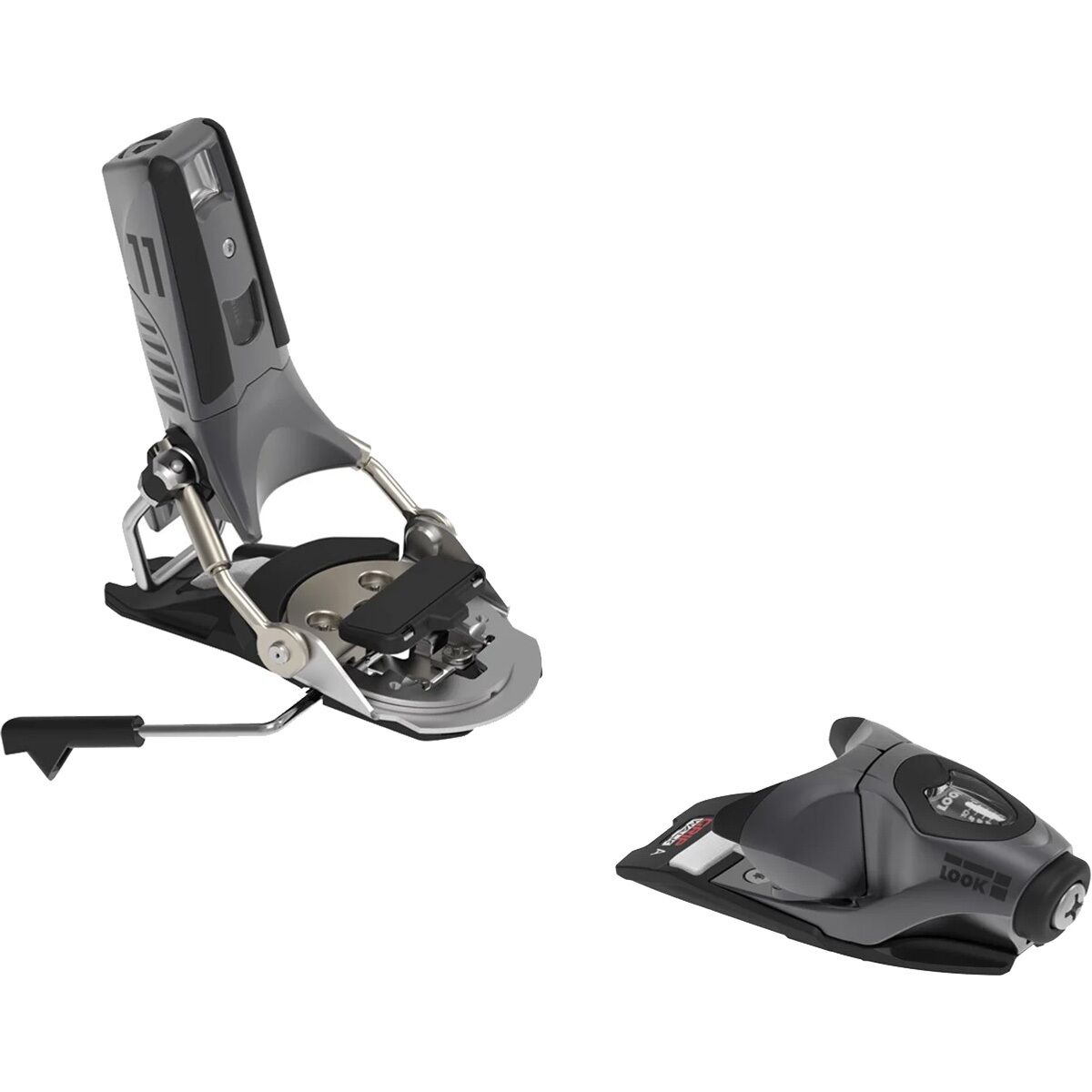 Image of Look Pivot 2.0 11 GW Ski Binding - 2027 Black Metal, 105