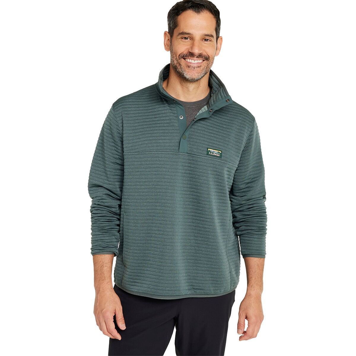 Image of L.L.Bean Airlight Knit Pullover Sweatshirt - Men's Balsam, XXL