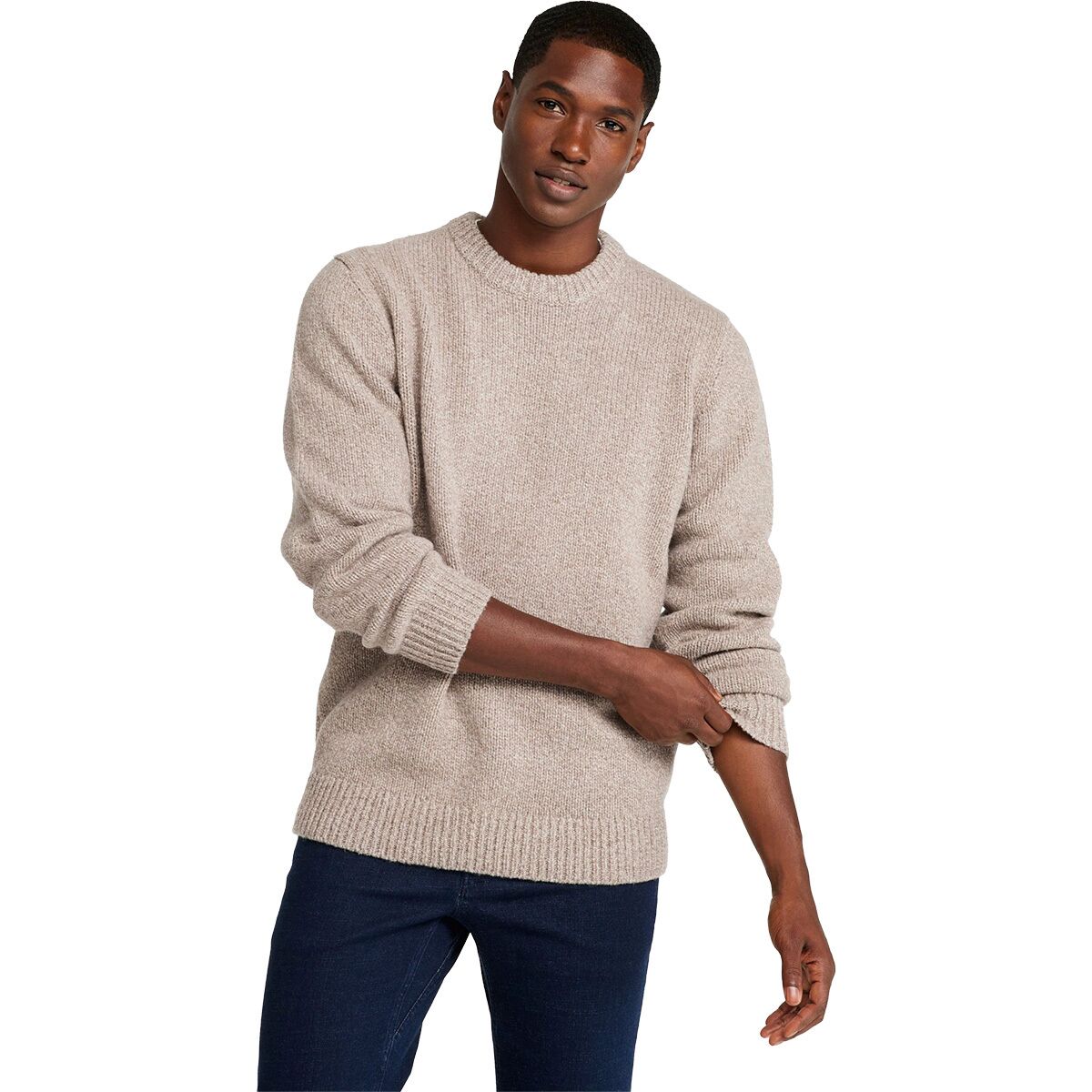 Image of L.L.Bean Bean's Classic Raggwool Crew Sweater - Men's Natural, XXL