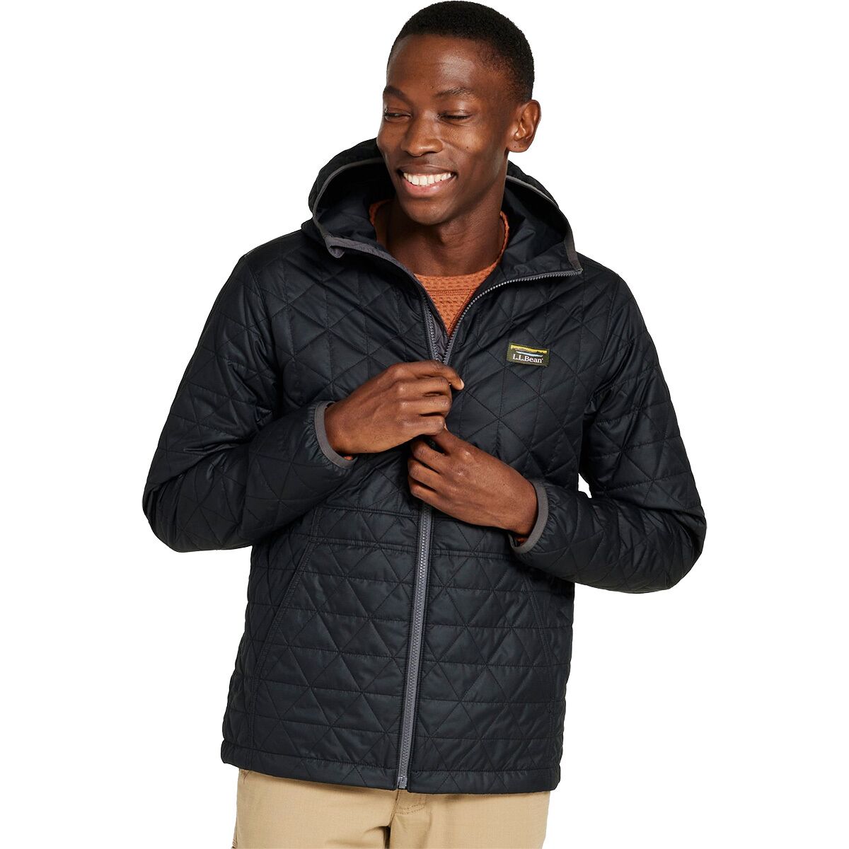 L.L.Bean L.L.Bean Katahdin Insulated Hoodie - Men's Black, XL