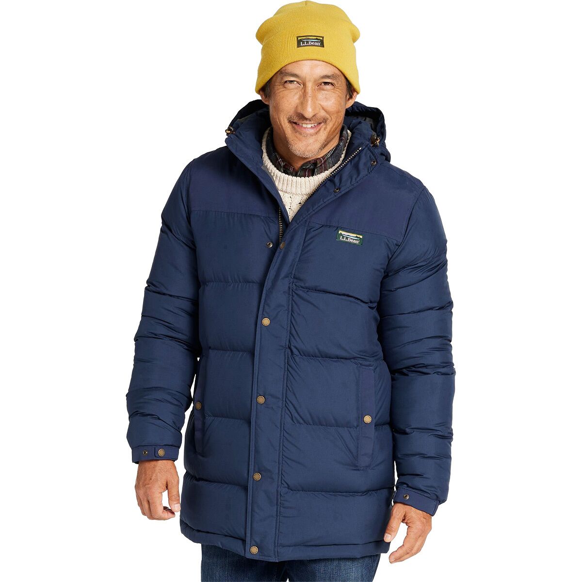 Image of L.L.Bean Mountain Classic Down Parka - Men's Nautical Navy, XXL