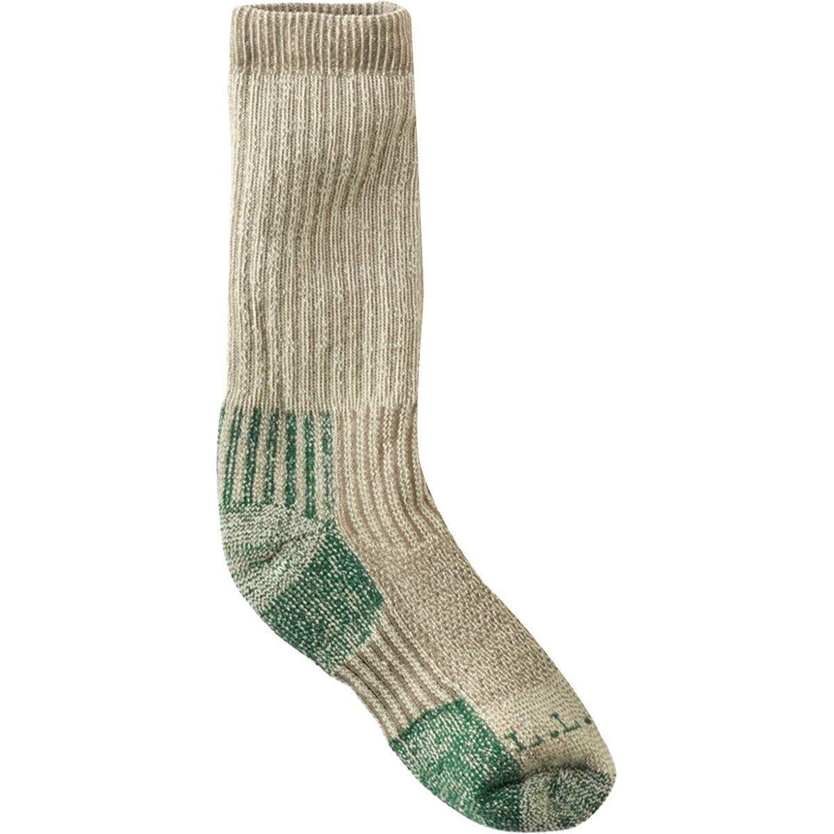 Image of L.L.Bean Bean Boot Sock Dark Khaki, L