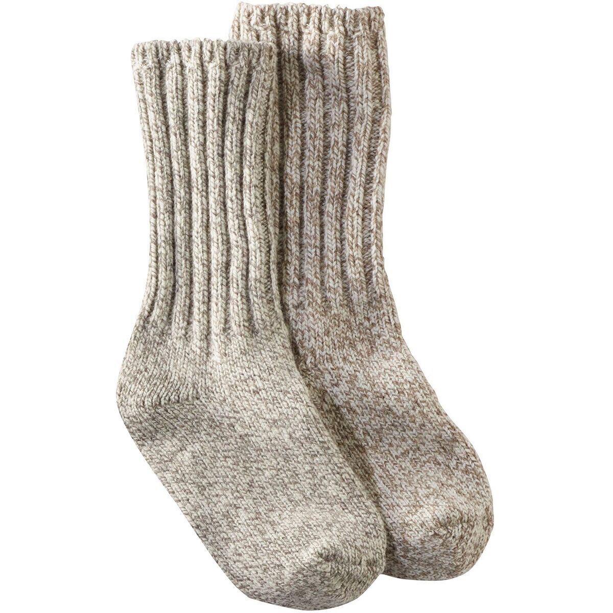 Image of L.L.Bean Merino Wool Ragg 10in Sock - 2-Pack Gray/Gray, L