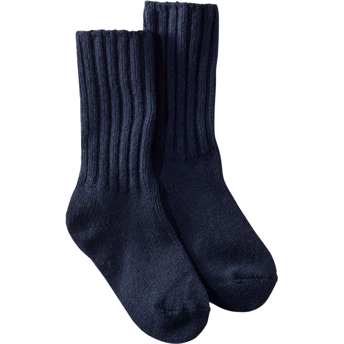 Image of L.L.Bean Merino Wool Ragg 10in Sock - 2-Pack Navy/Navy, S