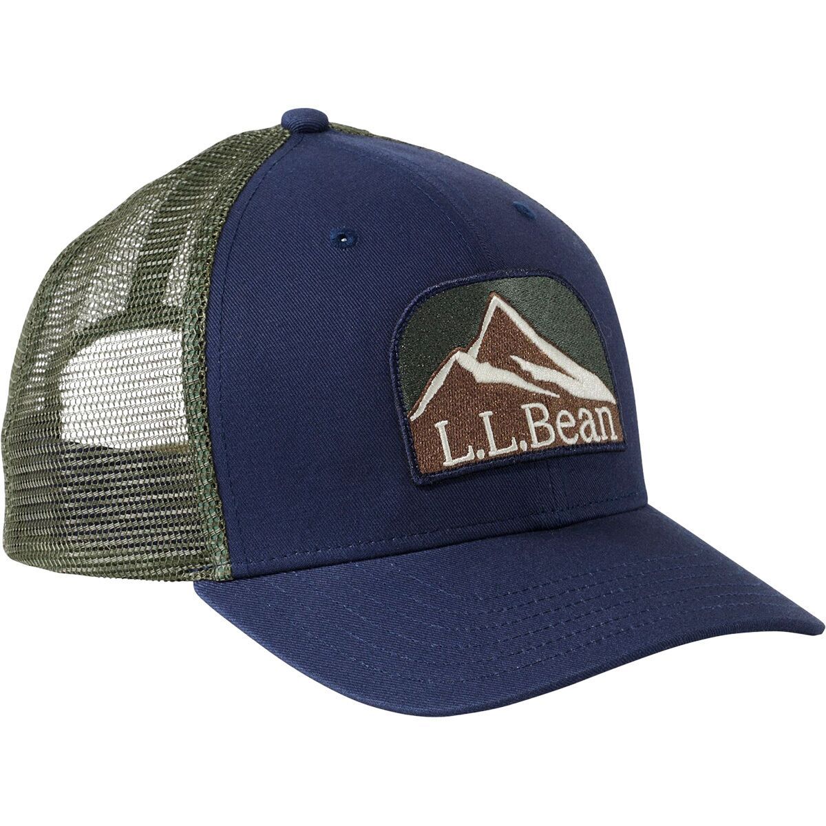 Image of L.L.Bean Trucker Hat Motif Carbon Navy Ascent, One Size